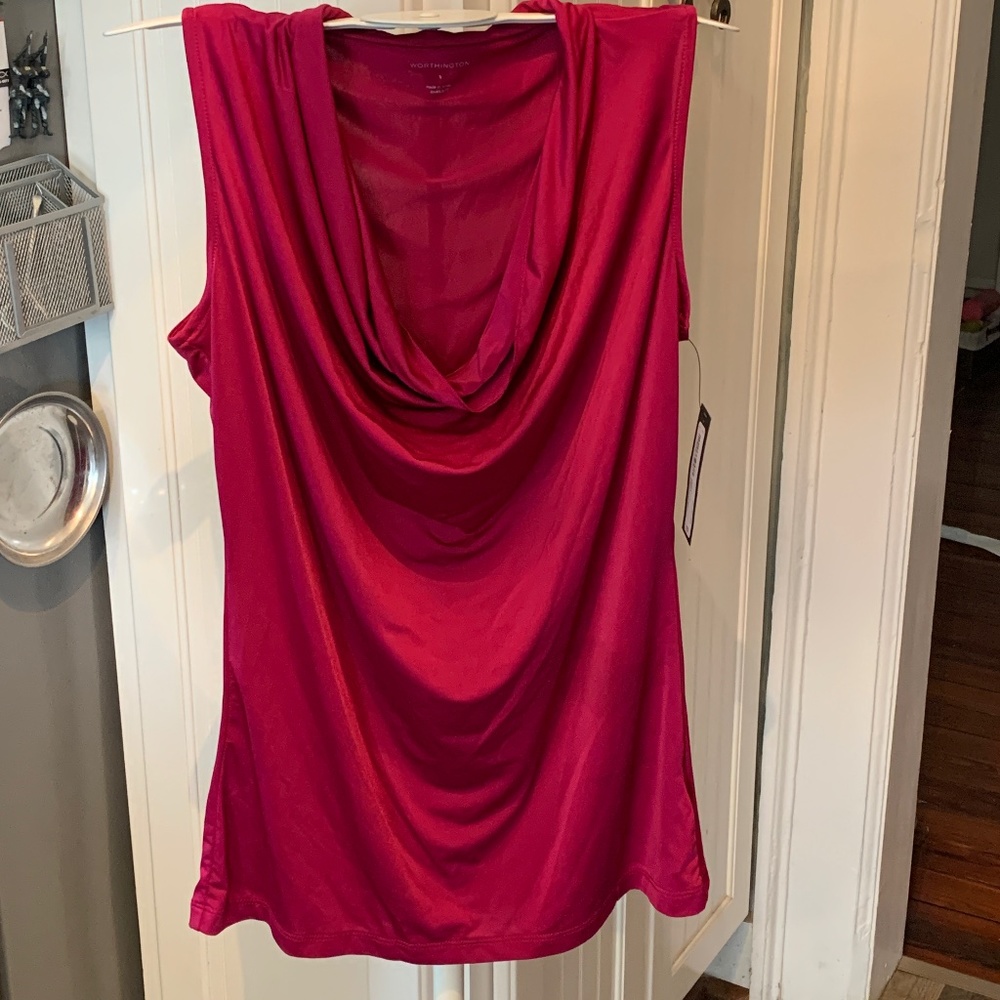 Worthington low neck blouse. NWT. Retail 22